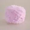 Gorro de Orejas de Gato Terciopelo de Imitación de Visón Piel Sintética Visón de Imitación Lana Gruesa Bolso Hecho a Mano Gancho para Bufanda DIY Material para Zapatos Hilo