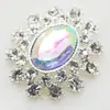 Versión coreana de los nuevos accesorios DIY de aleación, pedrería y acrílico de 25*28 mm, hebilla para bufanda, broche, prendedor