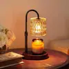 Lámpara de Escritorio con Temporizador Regulable, Vela Aromática, Lámpara Caliente, Lámpara Difusora de Cera Aromática