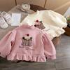 Sudadera de Manga Larga Nueva para Bebé de Otoño Tops Ropa de Otoño para Bebé Primavera y Otoño Estilo Princesa Tops Dulces y Lindos