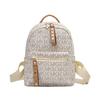 Mochila de marca da moda feminina 2023 nova moda bolsa de estudante universitária europeia e americana versátil simples mochila de viagem de grande capacidade