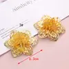 Piezas de Flores de Hierro Metálico, Flores de Palacio Tridimensionales, Colgantes de Dragón y Fénix Mariposa, Piezas de Conexión para Accesorios de Cabello Estilo Antiguo Hechos a Mano DIY y Materiales para Pasadores