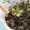 Planta de Maceta Grande Pala Pequeña Jardín Pala Pequeña de Hierro Flores de Interior Aflojar Tierra Plantación Flores Verduras Herramientas Pala de Jardinería Juego de Tres Piezas