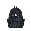 Mochila con lunares y estrellas, mochila casual estilo coreano, gran capacidad, estilo japonés, adecuada para la escuela, viajes al aire libre, bolsa para libros de estudiante