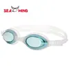 Gafas de natación electrochapadas para jóvenes transfronterizas, silicona de una sola pieza, unisex, alta definición, antivaho, equipo de natación impermeable