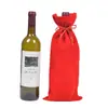 En stock Bolsa de Terciopelo Color Vino Tinto Bolsa de Regalo para Vino Bolsa para Cata a Ciegas de Vino Bolsa de Cordón de Alta Gama Bolsa para Botella