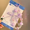 Presente Fresco de Primavera: Capa de Celular Criativa Translúcida Pintada à Mão Bolsa Corrente Pingente Chaveiro Anti-perda Estilo Lolita
