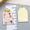 Accesorios para Joyería Estilo Japonés DIY Aleación de Esmalte Oro K Colgantes Pequeños Pendientes Llavero Encanto para la Buena Suerte y la Fortuna