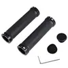 Manoplas de Guidão de Bicicleta Cuidadosamente Selecionadas, Manoplas com Trava, Manoplas Universais Antiderrapantes de Dupla Face para Guidão de Mountain Bike, Acessórios de Manopla de Borracha para Guidão