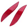 Un Par de Adecuado para Renault Megane Mk3 08-13 Coche Parachoques Trasero Lámina Reflectante 265650004R
