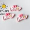 Tarjeta pequeña brillante de dibujos animados fresa diy accesorios de joyería de resina carcasa de teléfono móvil pegamento crema parche material de cubierta protectora