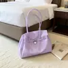 Bolso de Mano Fresco de Verano 2026, Bolso de Hombro Estilo Ins con Cierre Plateado, Bolso de Mano Versátil para Viajes Diarios para Mujer