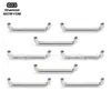 F136 Titanio Redondeado Largo Base de Uña Empotrada Doble Cuero Cabelludo Subcutáneo Implante Clavícula Uña Aleación de Titanio G23 Joyería para Piercing Corporal