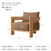 Villa de ocio al aire libre, patio, jardín, muebles de madera maciza, terraza al aire libre, protector solar impermeable, sofá de teca, mesa de centro combinada