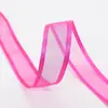 Cinta de Malla Dexin al por Mayor de 2.5 CM de Ancho para Accesorios del Cabello Material de Bricolaje Cinta de Hilo de Nieve Decorativa Ramo de Cinta de Gasa