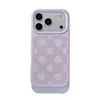 Aplicável à capa de celular Apple 17promax silicone líquido cor pura bolinhas grandes iPhone16 capa protetora com sensação de pele