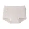 Ropa Interior Femenina de Encaje Retro Francés con Empalme 10A Algodón Puro Antibacteriano Sin Costuras Amigable con la Piel Transpirable Boxer de Cintura Media