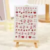 Manicura de rosa Conejo Rococó japonés pegatinas para uñas finas adhesivo resistente impermeables nuevas pegatinas para uñas