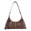 Bolso de axila de nicho estilo francés para mujer, nuevo bolso cruzado pequeño para teléfono móvil de moda primavera-verano 2026, bolso cruzado de hombro de alta gama