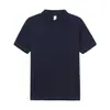 Camisa Polo Ropa de Trabajo Camiseta con Logo Impreso de Manga Corta DIY Algodón Puro Ropa de Trabajo Hecho a Medida Retro Japonés Marca de Moda