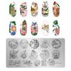 2026 Placas de Carimbo para Nail Art Novos Designs Asas Estrelas Coelho Boi Ovelha Carimbos do Zodíaco Moldes para Unhas Atacado