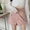 Shorts Jeans Rosa Feminino Verão Saia A-Line plus size Garotas Hot Saia Anti-Luz Saia Cintura Alta Saia Trendy Ins