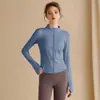 Ropa deportiva, Ropa de yoga, Chaqueta, Ajuste ceñido para mujer, Secado rápido, Top deportivo para correr, fitness, pilates, Ropa de ciclismo
