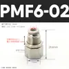 Placa de Montaje para Componentes Neumáticos PMF Junta de Cobre Roscada Internamente Junta para Tubería de Aire Junta para Tubería Neumática 4 6 8 10-0102 03 04