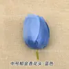 Flor de Tulipa Simulada Cabeça de Flor Oca Pode Ser Usada como Lâmpada de Flor Solar LED 6cm Artesanal DIY Flor de Seda de Osso Falsa
