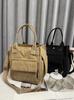 Estilo Original Pana Multibolsillos Bolso Tote de Mano Cruzado Estudiante Simple Versátil Portátil Bolsa para Lonchera