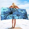 Toalla de Playa de Flores Rosas con Estampado Floral Absorbente Ligera Sin Arena Suave de Secado Rápido Toalla de Natación Yoga Fitness Toalla de Baño