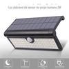 Lâmpada de parede solar de venda quente transfronteiriça lâmpada de indução de corpo humano decoração de varanda externa lâmpada de parede de iluminação residencial à prova d'água externa