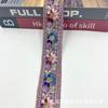 Nuevo Retro Oro Hilo Cuerda Bordado Cinta 4CM Ancho Dai Cheongsam Cortina Encaje Accesorios Estilo Étnico