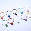 Anillo de Alambre Colorido para Macarrón DIY + Llavero de Campana de 17 mm Material para Equipaje Accesorios para Joyería Hecha a Mano DIY