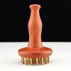 Medicina Tradicional Chinesa Cuidados Especiais de Saúde Escova de Latão para Meridianos Ferramenta de Massagem Abdominal de Madeira Pente de Massagem Gua Sha