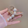 Clip para el Cabello de Aleación con Perlas Estilo Coreano y Japonés Nuevo Primavera 2025 Accesorios para Mujer Clip de Tiburón Dulce de Moda Yiwu Accesorios para el Cabello