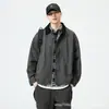 Chaqueta de trabajo de lona estilo americano de alta gama de Michigan para hombre, otoño, cuello camisero, vintage, resistente, nueva chaqueta de caza para hombre