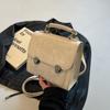 Bolso Pequeño Retro de Textura de Alta Gama 2024 Nueva Mochila de Mujer Estilo Popular Caliente Versátil Mochila Pequeña de Viaje