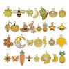 Aliexpress Liga Ouro KC Acessórios de Joalheria DIY Brincos Pulseira Colar Pingente 110 Peças/Pacote Joalheria DIY