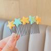 Horquilla para el pelo de estrella para niños, tocado, lindo artefacto para peinar el pelo suelto del bebé, horquilla para el flequillo de niña, accesorios para el cabello