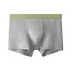 Procesamiento Personalizado Ropa Interior de Hombre 100% Algodón 10A Entrepierna de Cáñamo Antibacteriano Boxer Transpirable Venta al por Mayor en Stock OEM