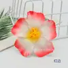 Flor de Hibisco Artificial Flor de Hibisco Estilo Hawaiano Accesorio para Foto Sombrero de Sol Hecho a Mano DIY Hibisco Rojo Peonía