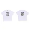 Suministro Mayorista Transfronterizo de Marca de Moda, Dropshipping de Comercio Exterior, Camiseta de Manga Corta Pesada Bape Cabeza de Mono Tiburón 230g 30