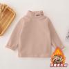 Playeras Básicas para Niños 2025 Otoño e Invierno Nuevo Estilo Tops para Niños y Niñas Sudaderas de Terciopelo Austriaco Forradas con Polar y Engrosadas Ropa para Niños Trbottomy