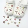 Buraco sapatos acessórios de alta qualidade ervilhas sapatos sapatos flor decorativo fivela diy acessórios jóias chinelos fivela removível sapato fivela