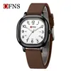 Relojes Marca Ofns Serie Puntuación Completa para Exámenes de Secundaria y Preparatoria, Relojes Silenciosos para Hombres y Mujeres, Relojes Cuadrados Luminosos