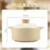 Conjunto de Tigela e Prato Colorido Sob Esmalte Doméstico 2026 Alta Aparência Estilo Creme Conjunto de Louça de Cerâmica Tigela Prato Hashi Louça para Casa Nova