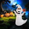 Modelo inflable de aire transfronterizo de 5 pies para Halloween y Navidad, con gafas de calabaza de mano, adornos decorativos de duendecillo