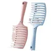 Peine de Costillas para Mujeres, Peine Especial de Corona Alta para Peinado de Cabello Esponjoso para Cabello Largo, Cabello Rizado, Peine Curvo Grande Curvo de Masaje