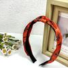 Diadema de Halloween Transfronteriza Diadema Ancha de Tela para Mujer Rayas Cruzadas Diadema Lavable para el Cabello Adorno para la Cabeza de Fiesta Caliente